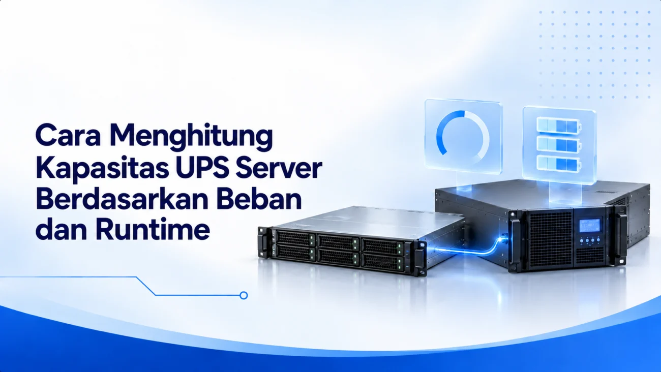 Cara Menghitung Kapasitas UPS Server Berdasarkan Beban dan Runtime