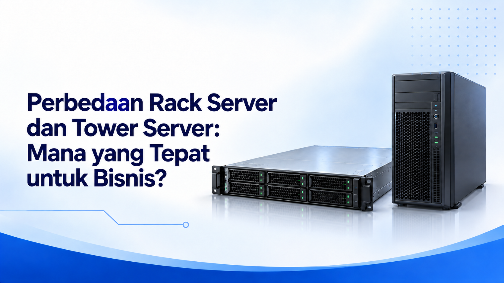Perbedaan Rack Server dan Tower Server: Mana yang Tepat untuk Bisnis?