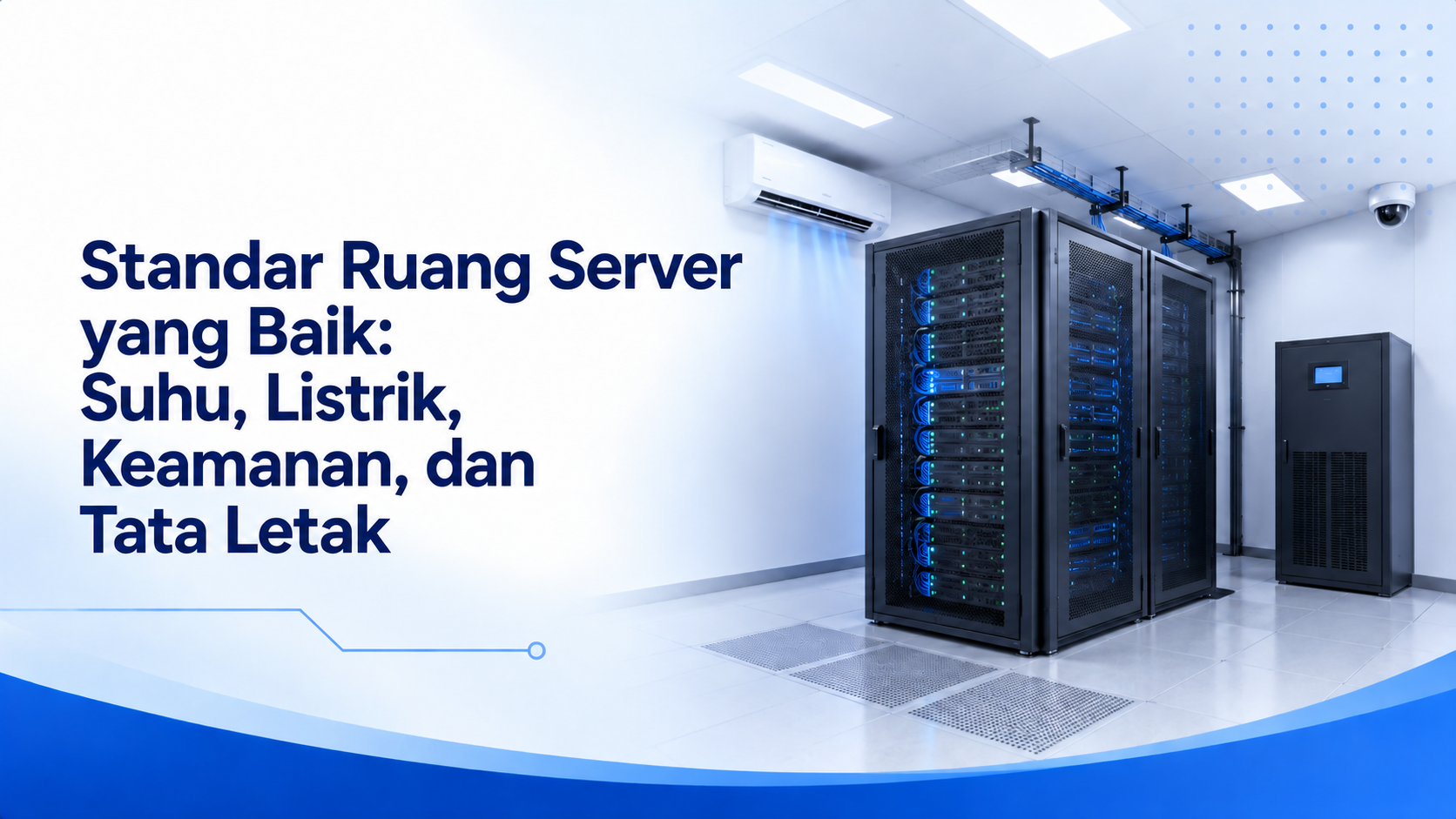 Standar Ruang Server yang Baik: Suhu, Listrik, Keamanan, dan Tata Letak