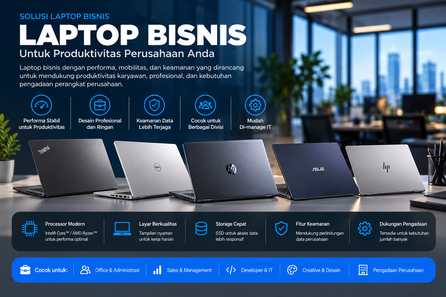 laptop bisnis
